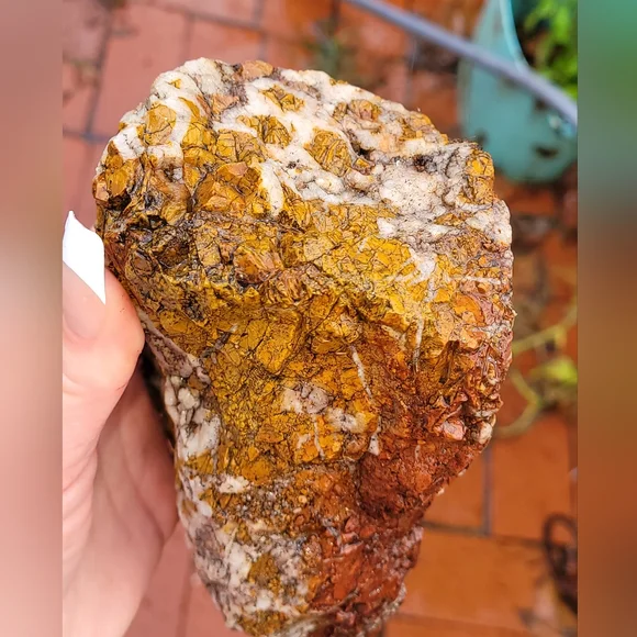 Natural Orange Red Purple Jasper Lapidary Rough Rock